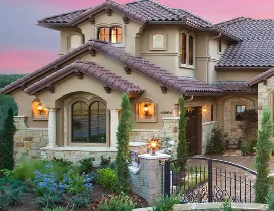 Great Stone ' Tile Details - custom home by Jenkins Design Build Austin TX