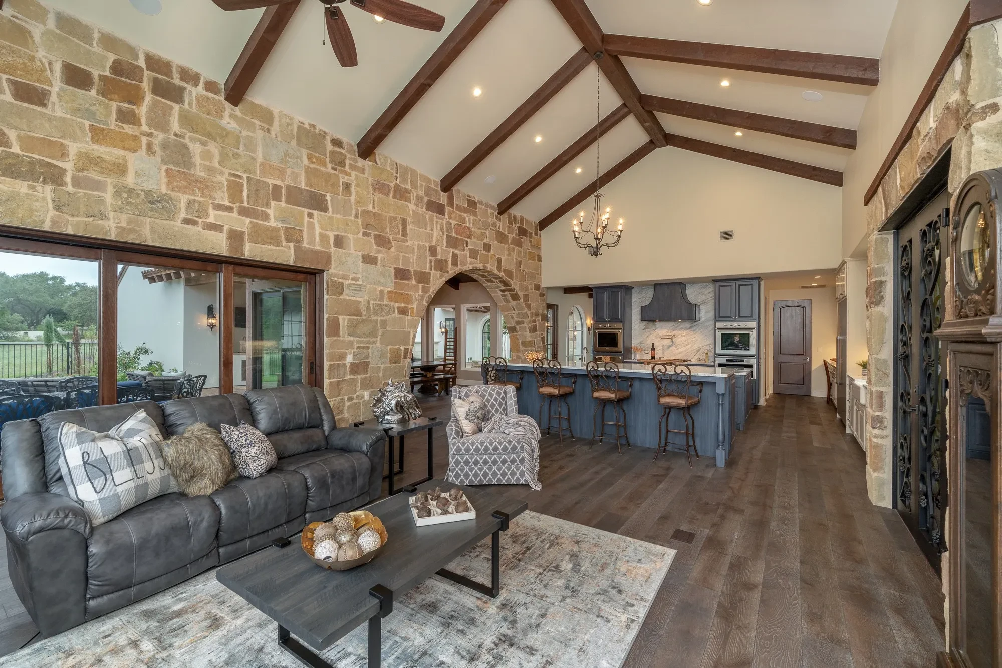 Bella Cortile - custom home by Jenkins Design Build Austin TX