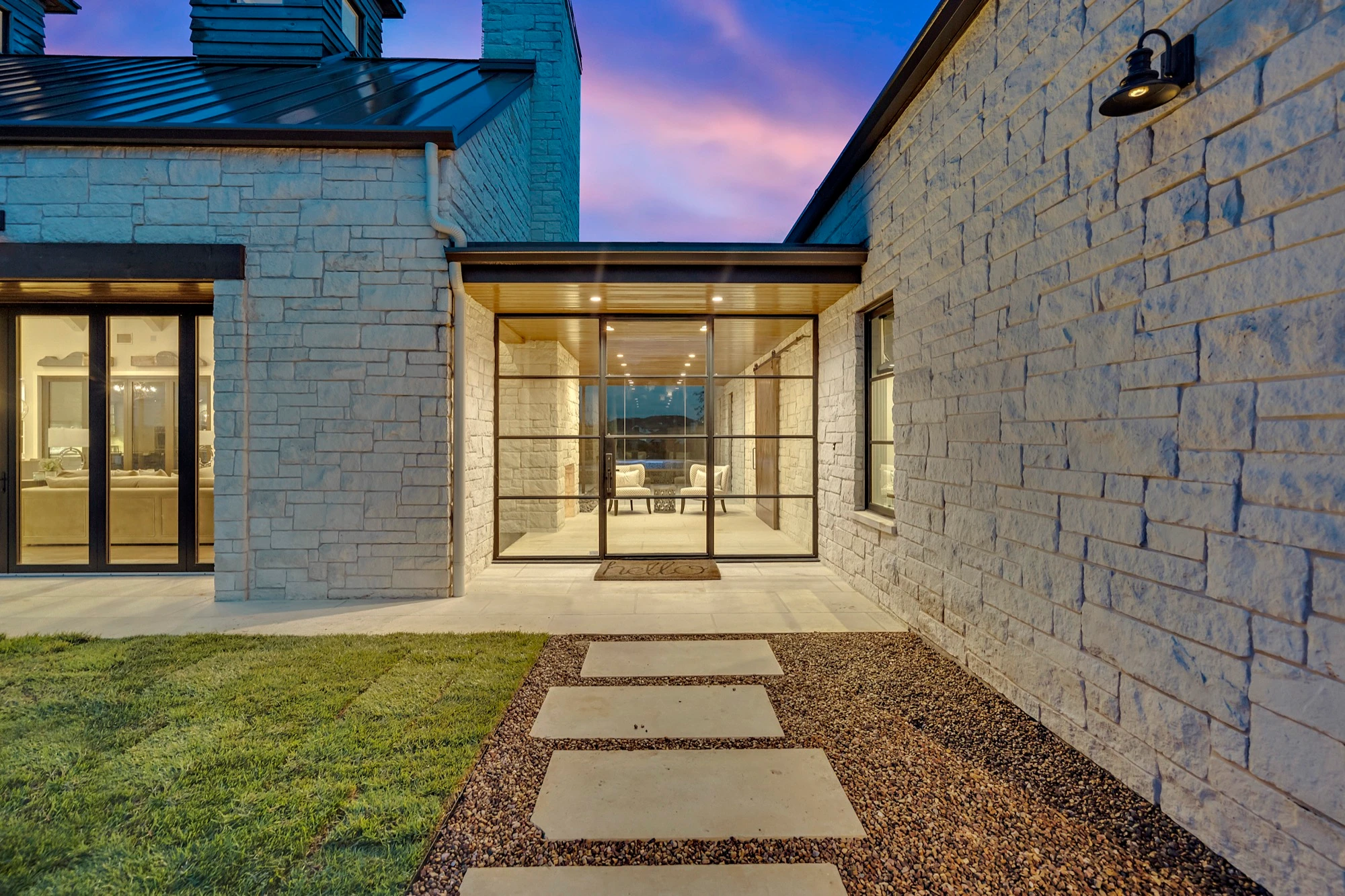 The Vineyard Farmhouse - custom home by Jenkins Design Build Austin TX