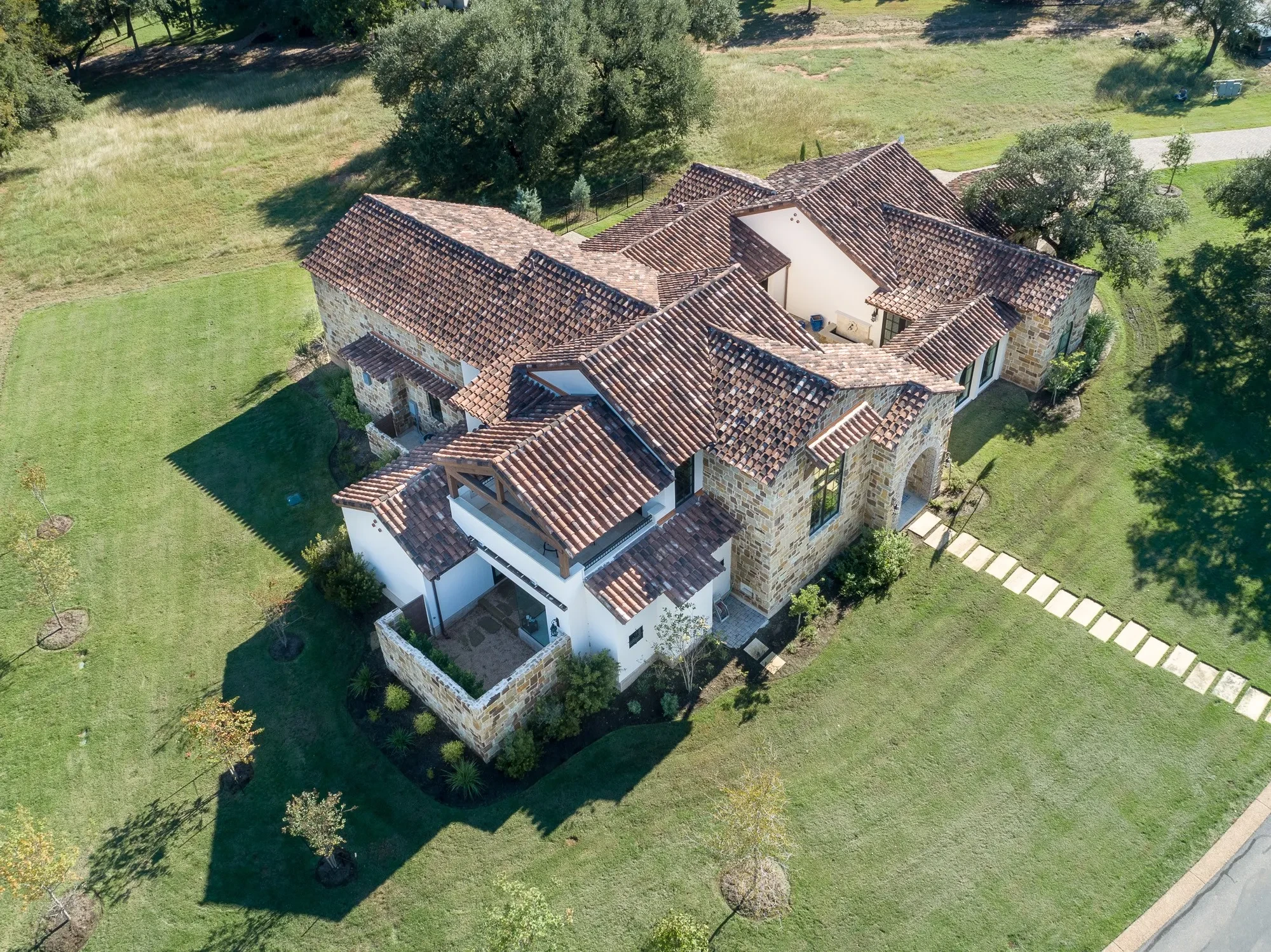 Bella Cortile - custom home by Jenkins Design Build Austin TX