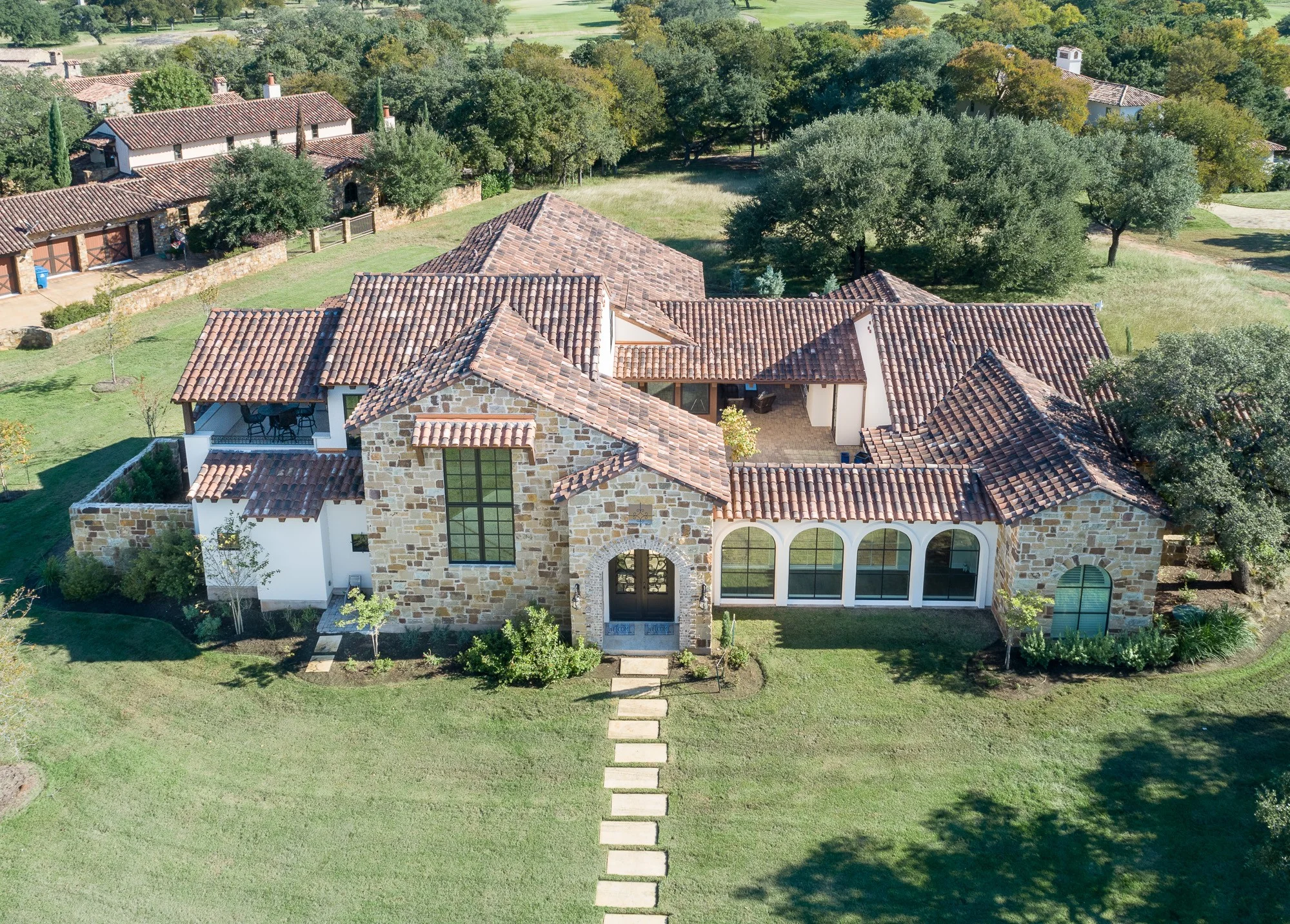 Bella Cortile - custom home by Jenkins Design Build Austin TX