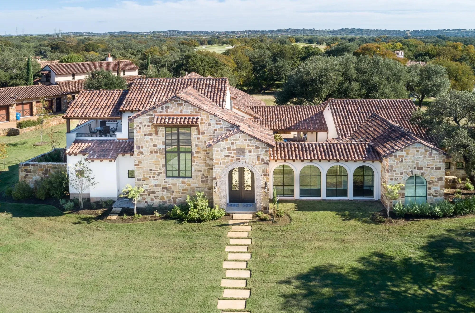 Bella Cortile - custom home by Jenkins Design Build Austin TX