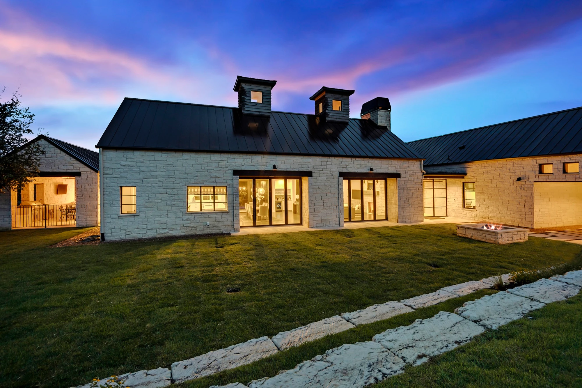 The Vineyard Farmhouse - custom home by Jenkins Design Build Austin TX