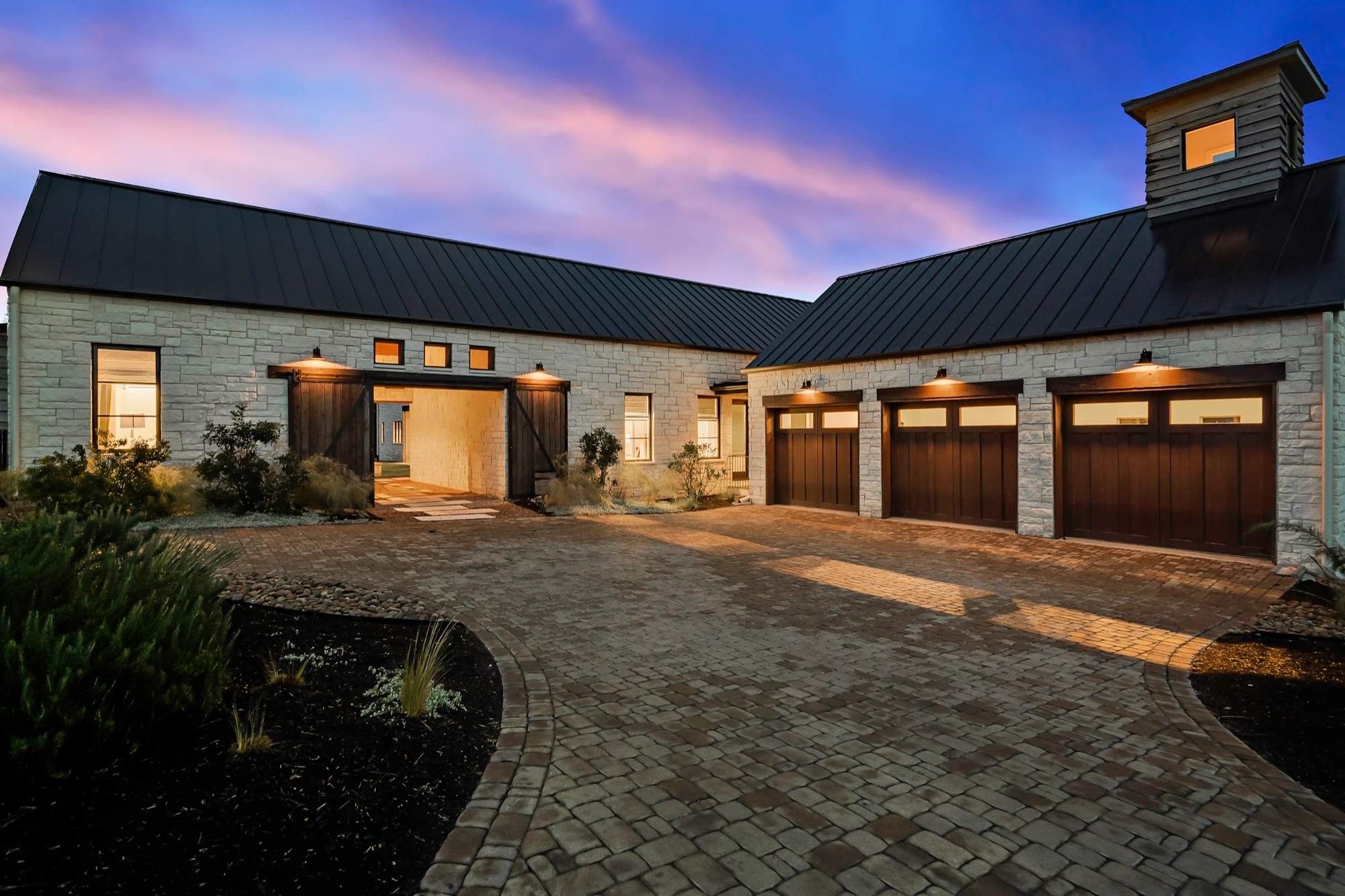The Vineyard Farmhouse - custom home by Jenkins Design Build Austin TX