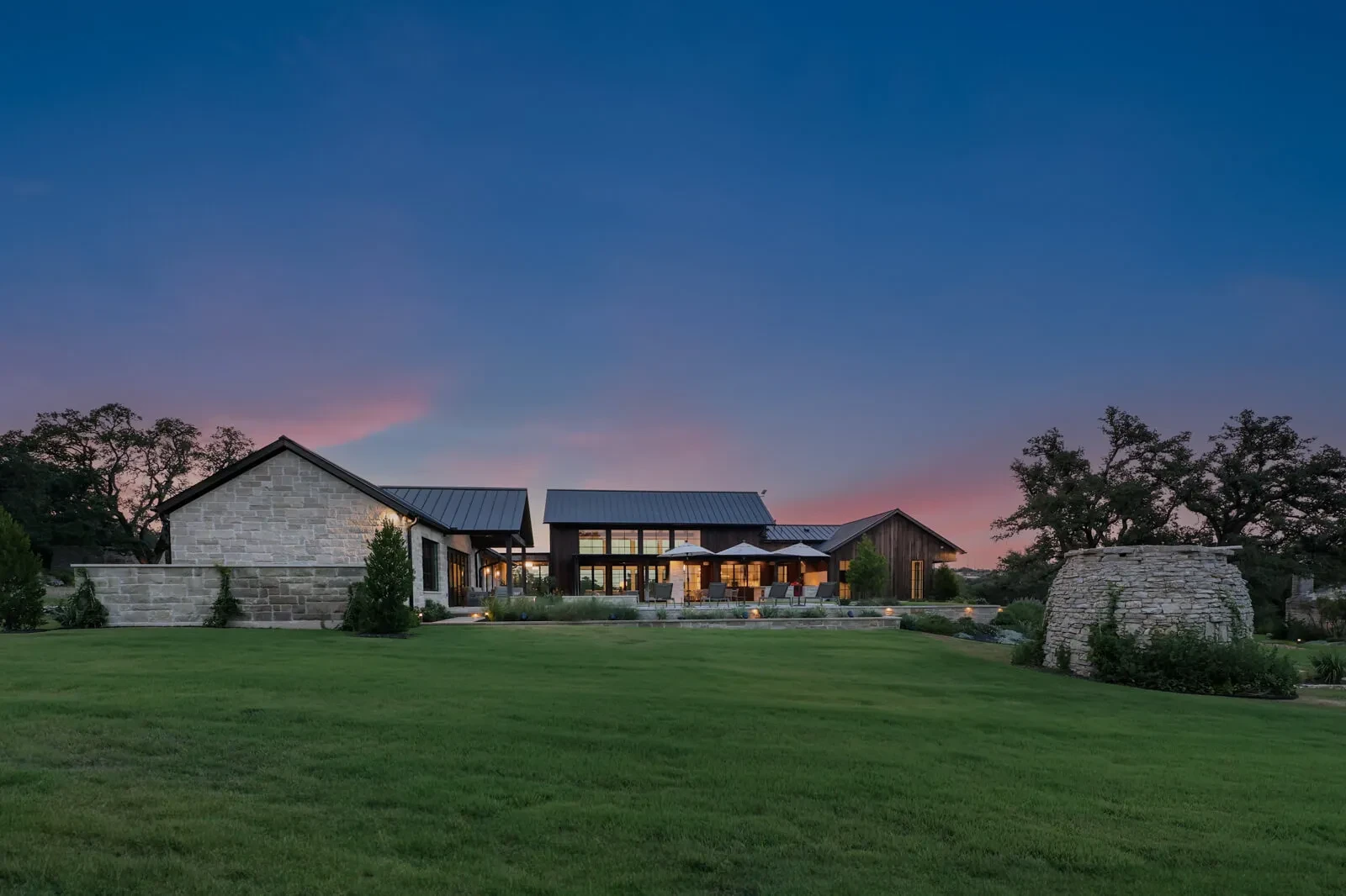 The Lazy L - custom home by Jenkins Design Build Austin TX