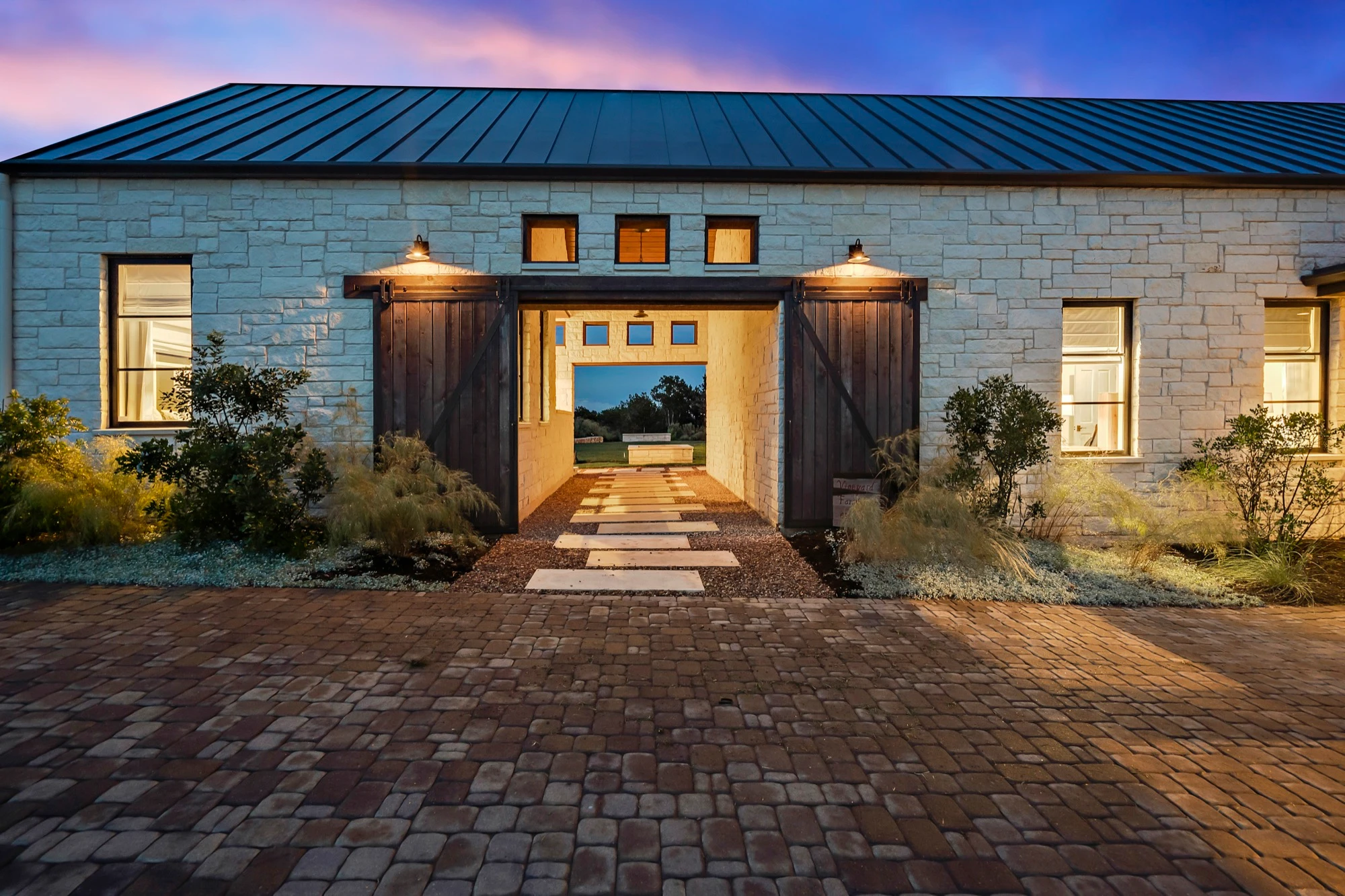 The Vineyard Farmhouse - custom home by Jenkins Design Build Austin TX