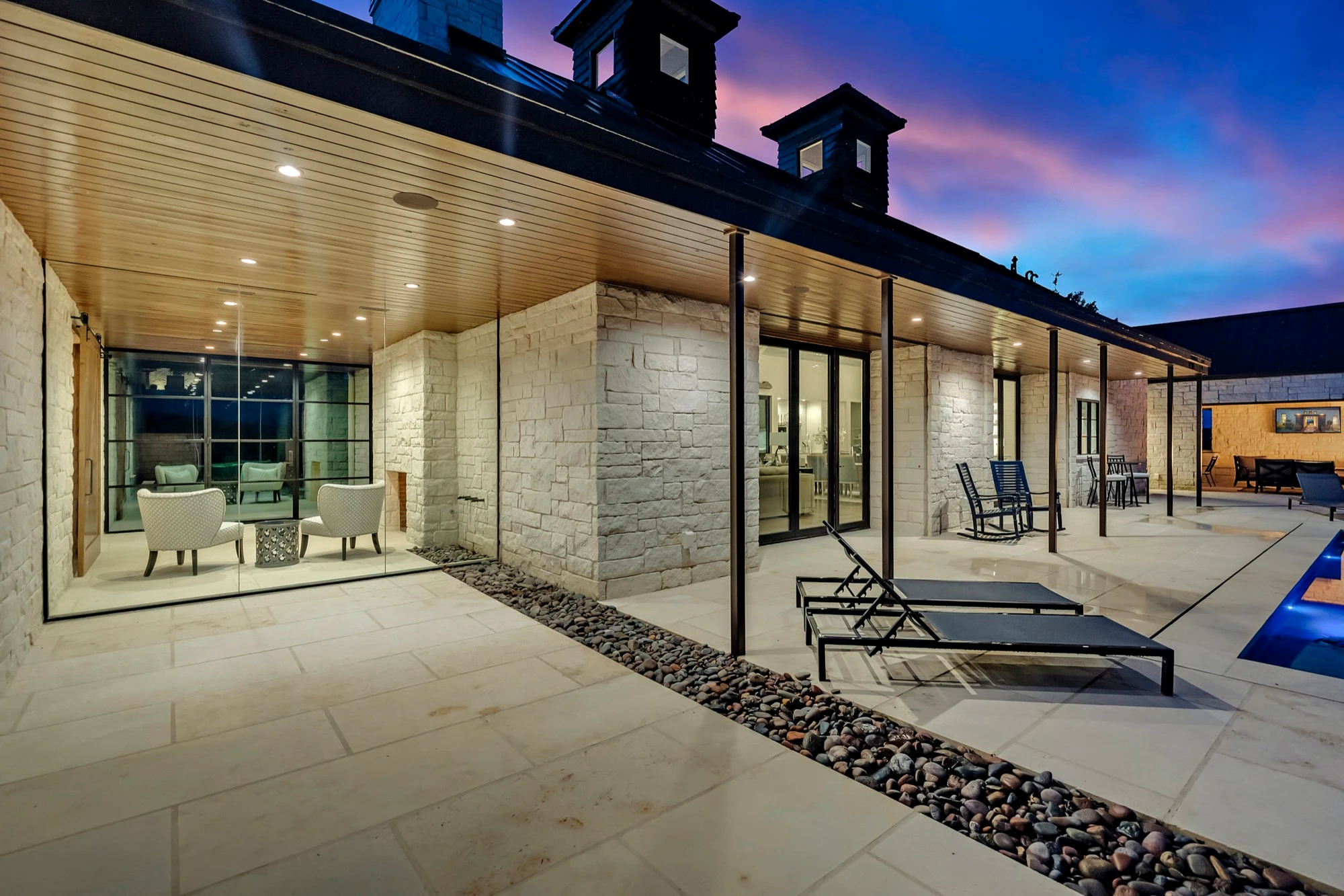 The Vineyard Farmhouse - custom home by Jenkins Design Build Austin TX