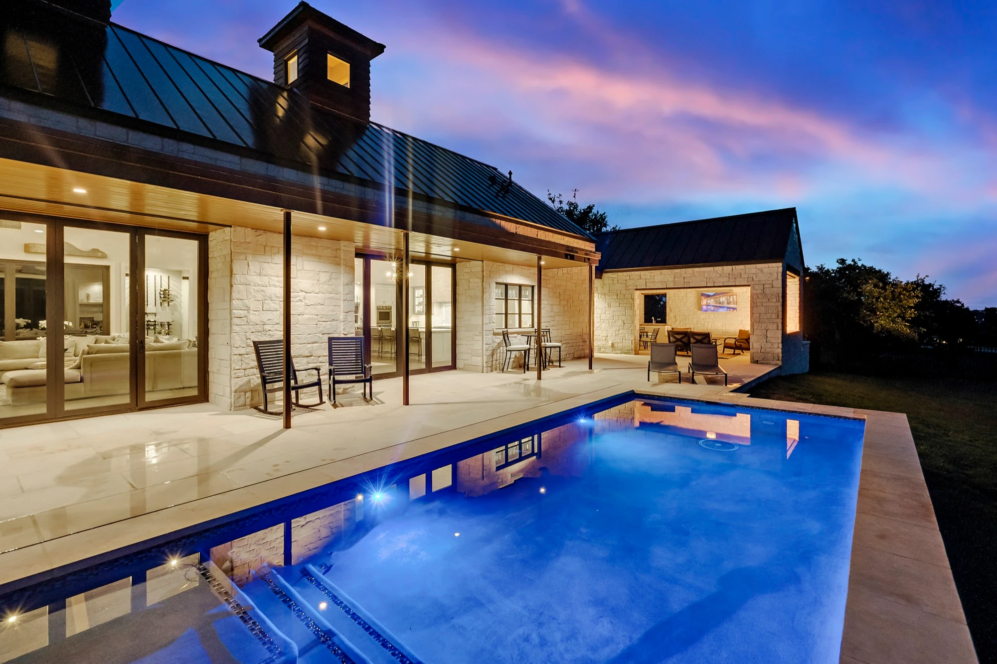 The Vineyard Farmhouse - custom home by Jenkins Design Build Austin TX