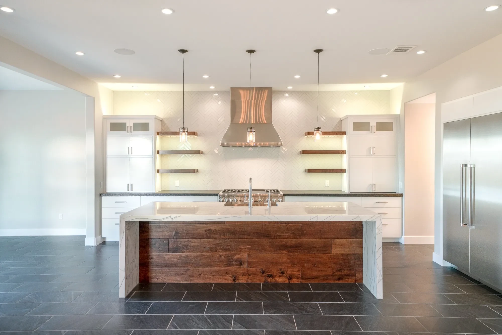Kitchen ' Culinary Spaces - custom home by Jenkins Design Build Austin TX