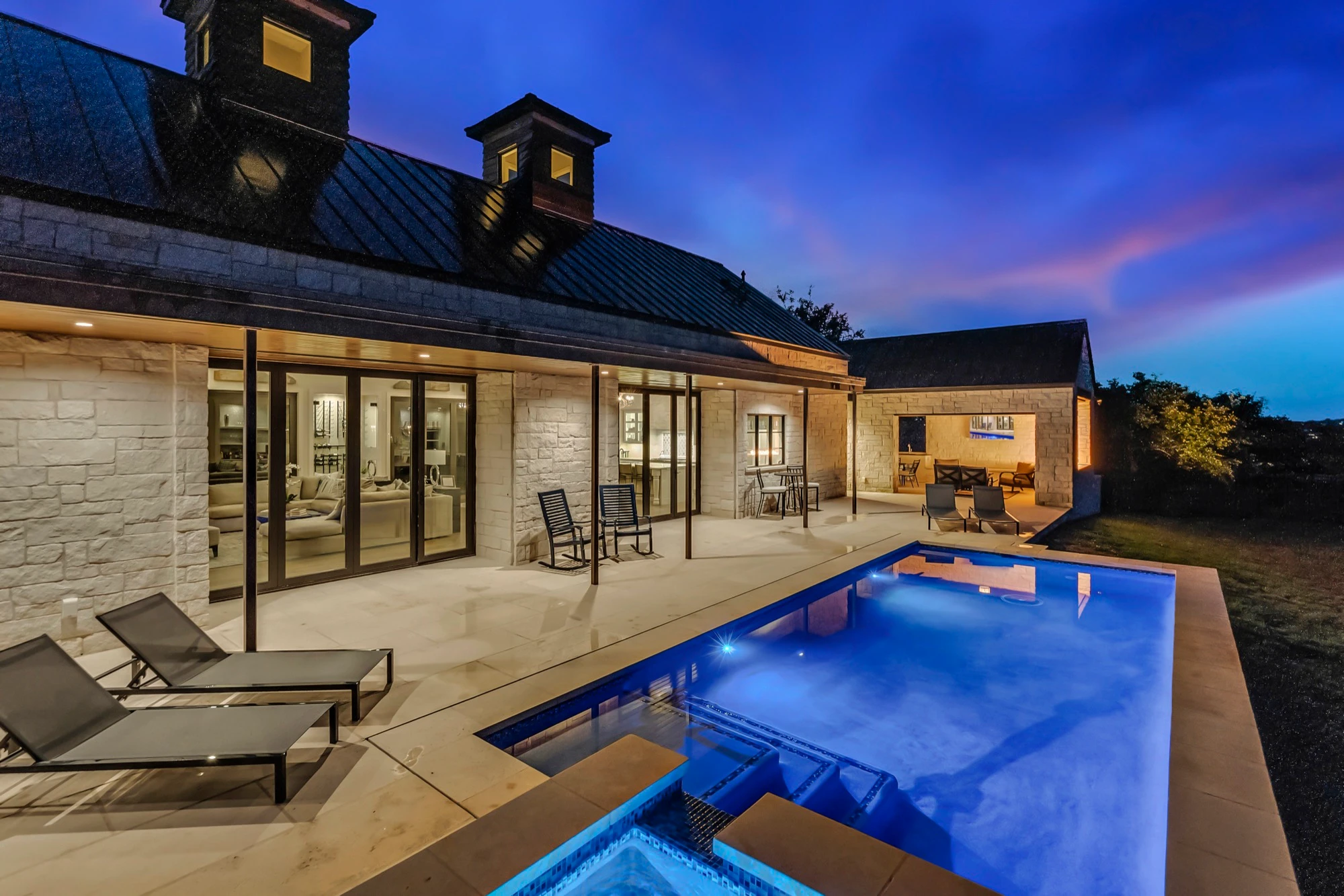The Vineyard Farmhouse - custom home by Jenkins Design Build Austin TX