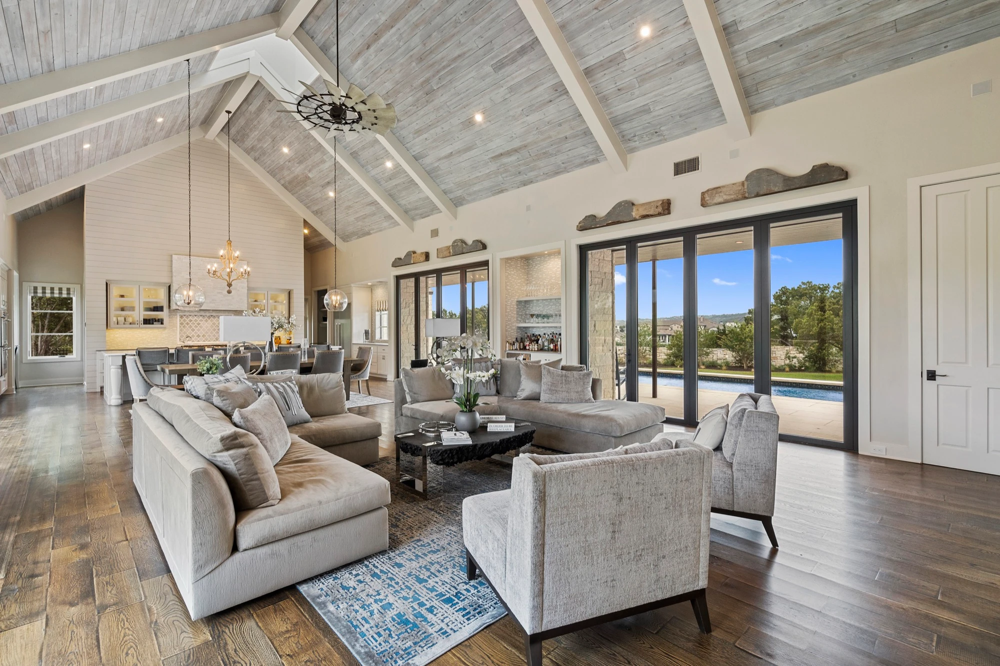 The Vineyard Farmhouse - custom home by Jenkins Design Build Austin TX