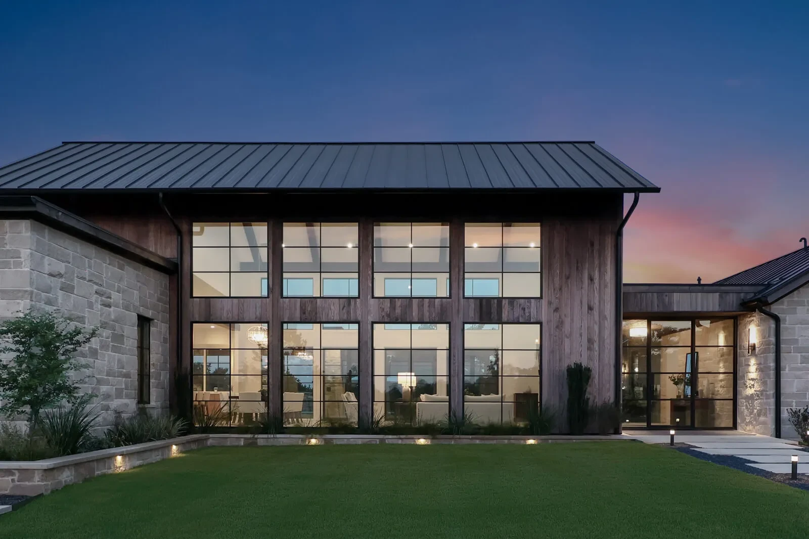The Lazy L - custom home by Jenkins Design Build Austin TX