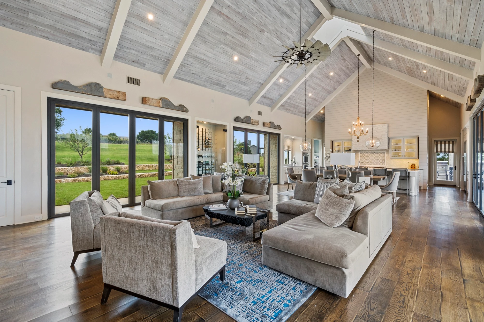 The Vineyard Farmhouse - custom home by Jenkins Design Build Austin TX