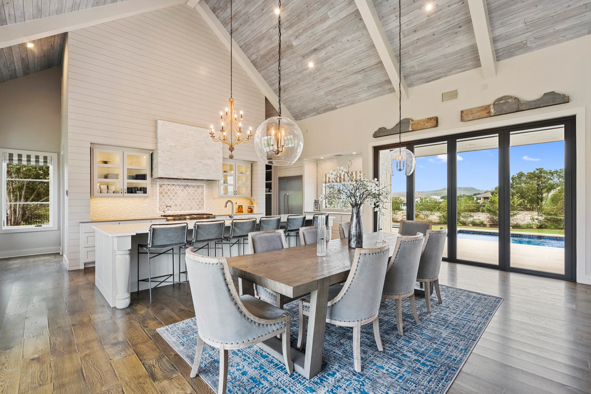 The Vineyard Farmhouse - custom home by Jenkins Design Build Austin TX