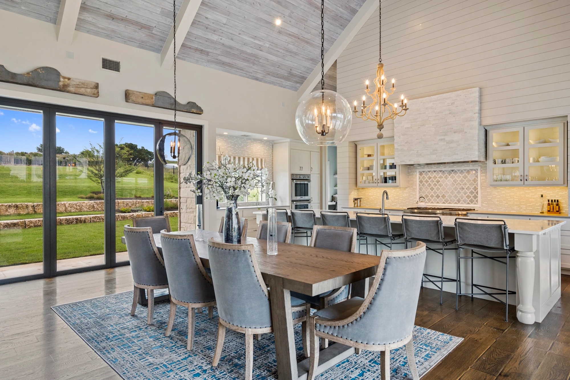 The Vineyard Farmhouse - custom home by Jenkins Design Build Austin TX