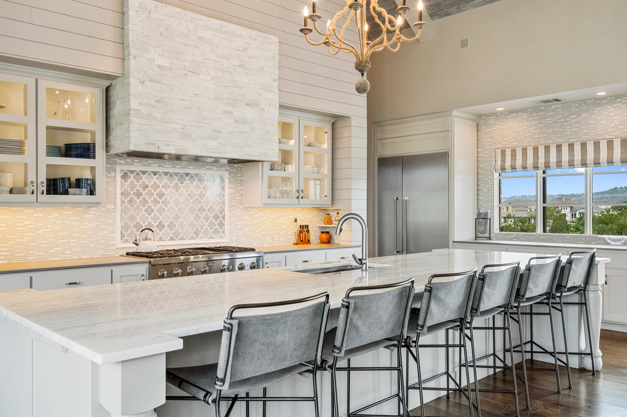 The Vineyard Farmhouse - custom home by Jenkins Design Build Austin TX