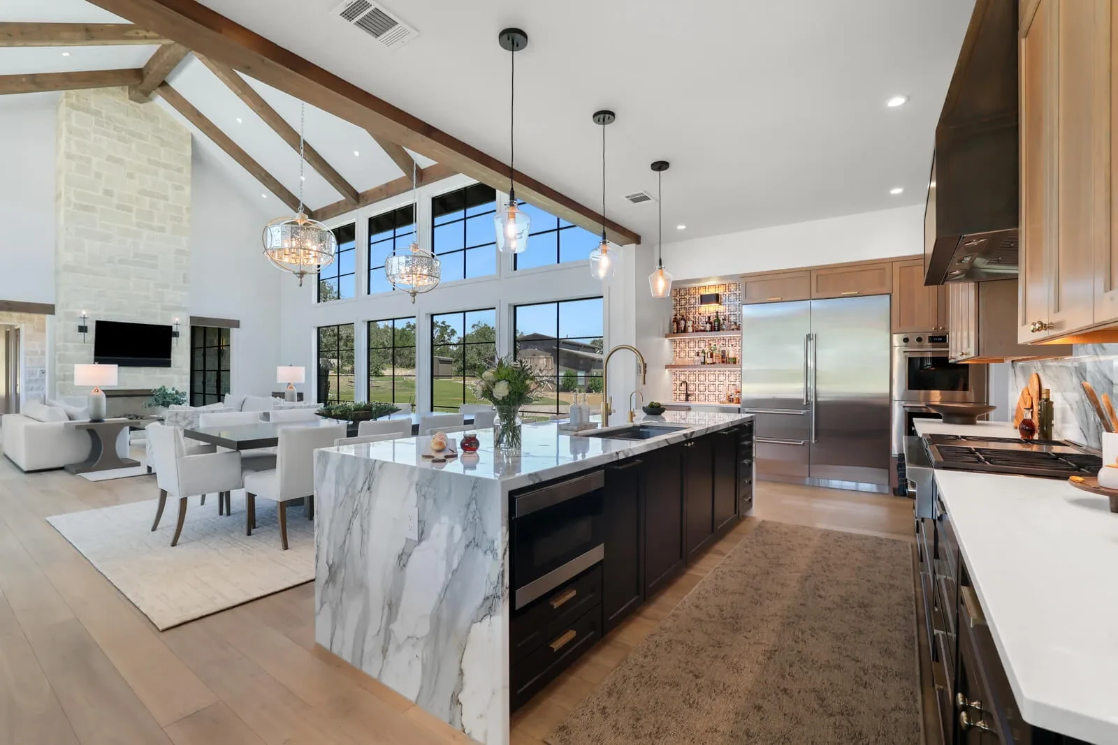 The Lazy L - custom home by Jenkins Design Build Austin TX