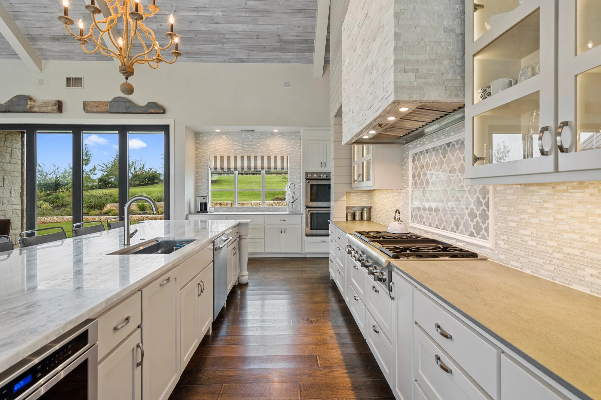 The Vineyard Farmhouse - custom home by Jenkins Design Build Austin TX