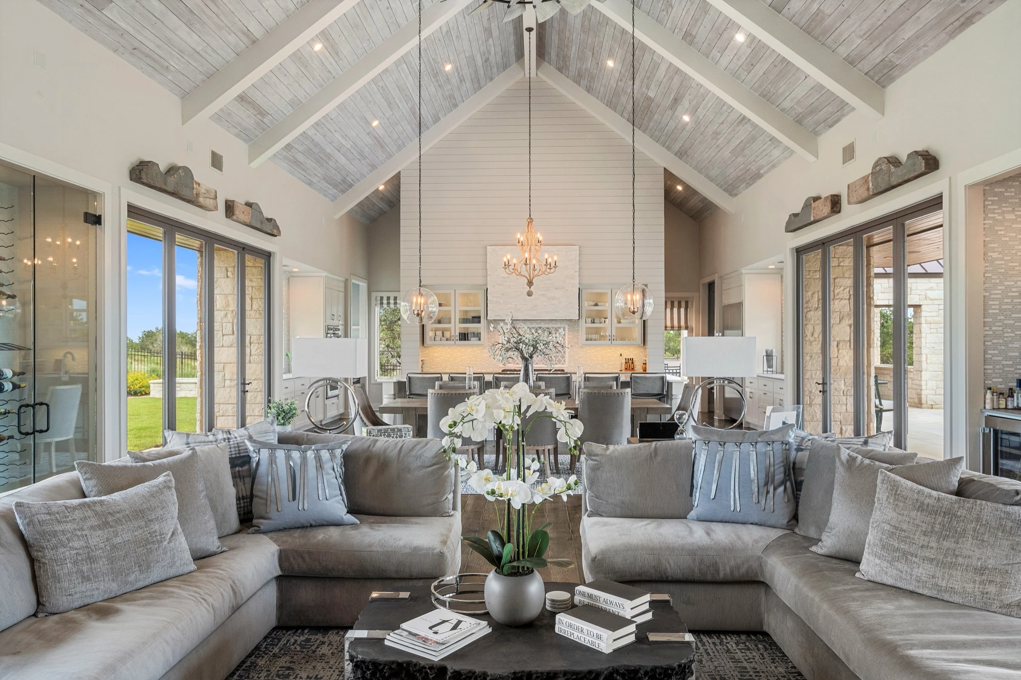 The Vineyard Farmhouse - custom home by Jenkins Design Build Austin TX