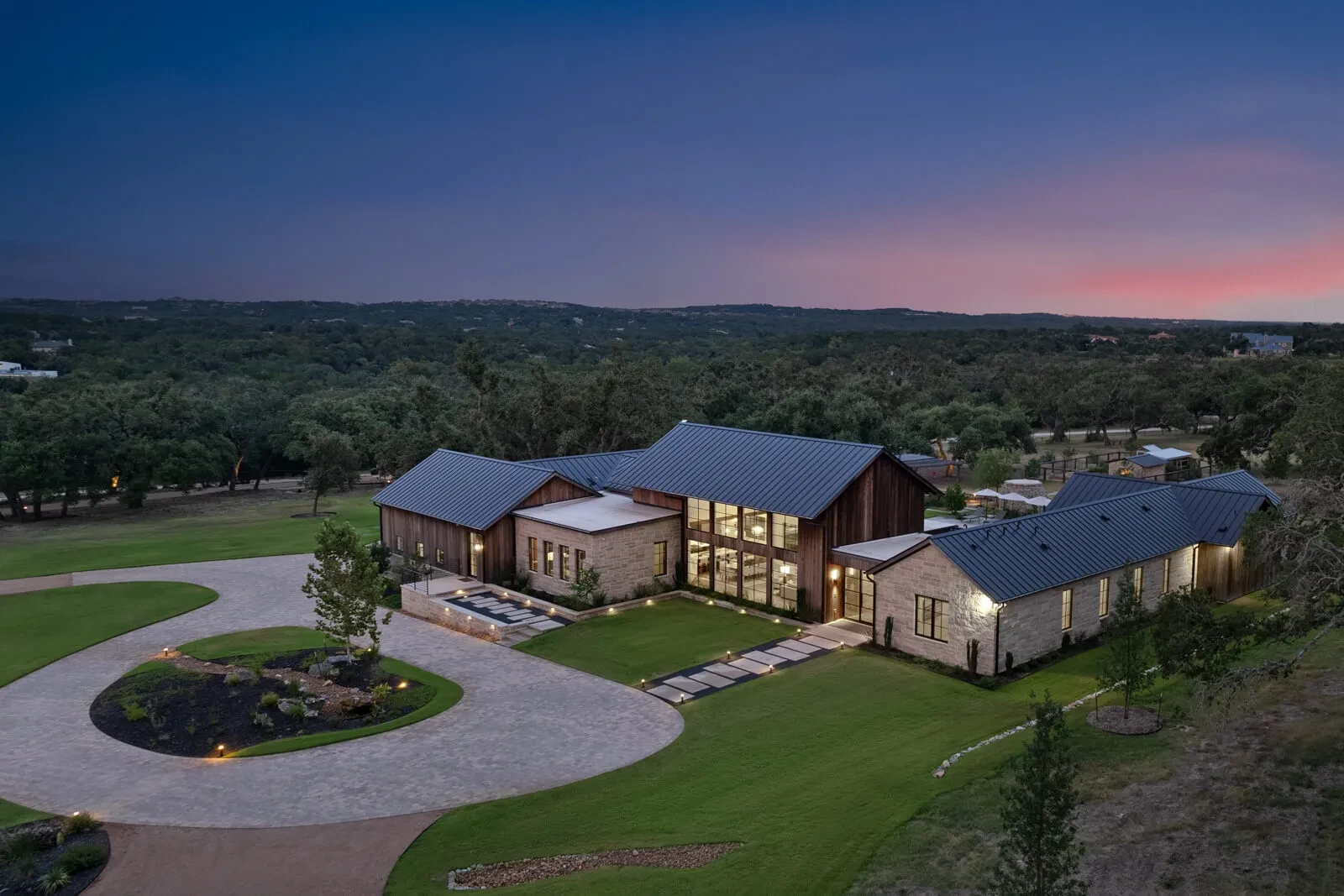The Lazy L - custom home by Jenkins Design Build Austin TX