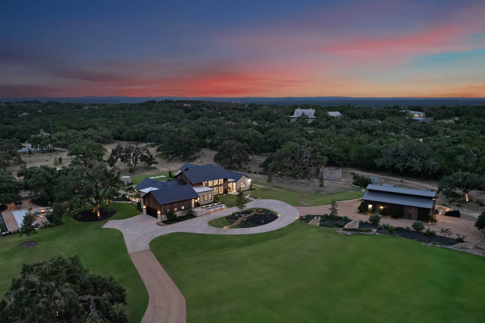 The Lazy L - custom home by Jenkins Design Build Austin TX