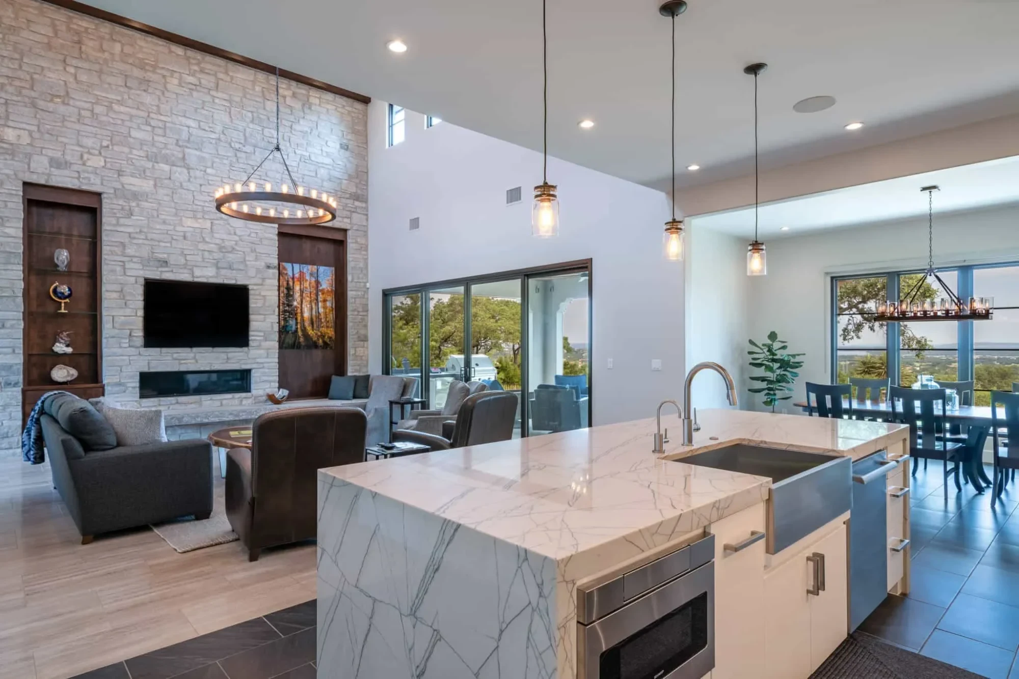 Restful Getaway - custom home by Jenkins Design Build Austin TX
