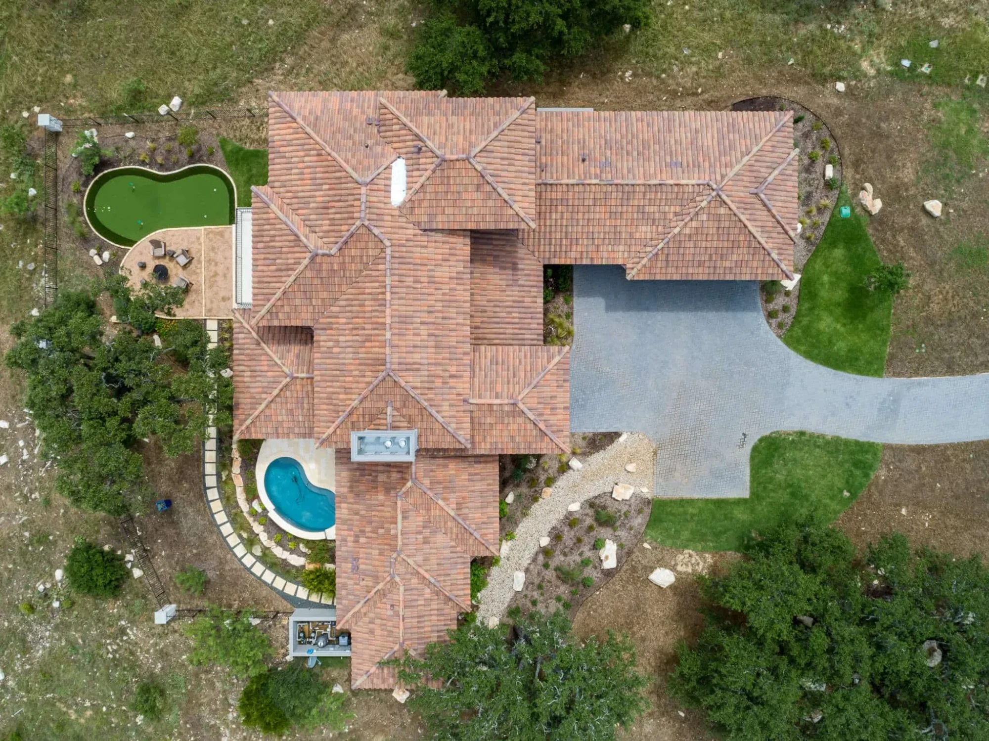 Restful Getaway - custom home by Jenkins Design Build Austin TX