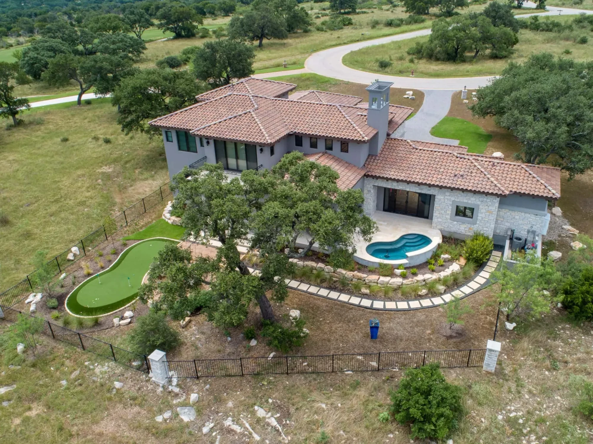 Restful Getaway - custom home by Jenkins Design Build Austin TX
