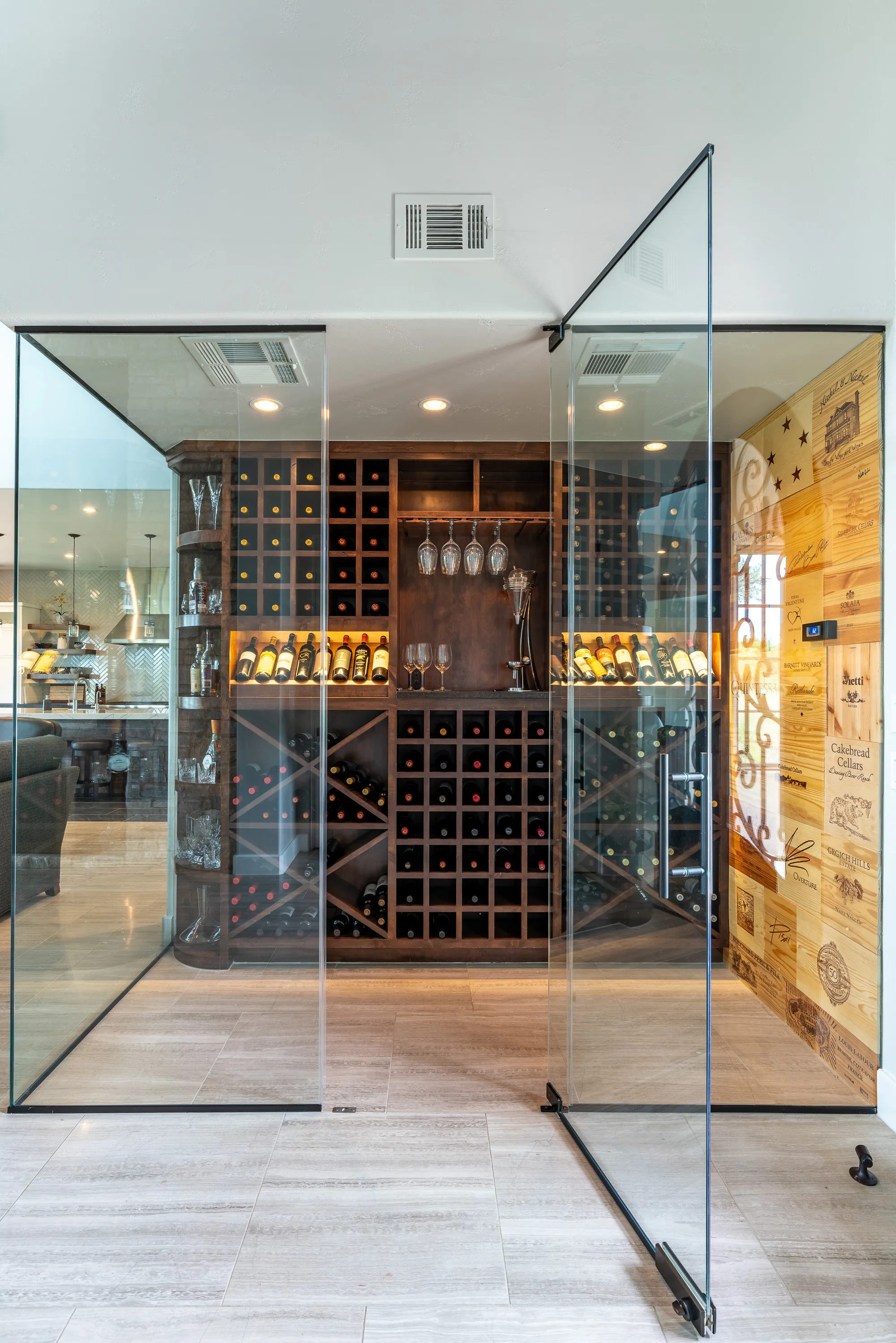 custom wine cellar