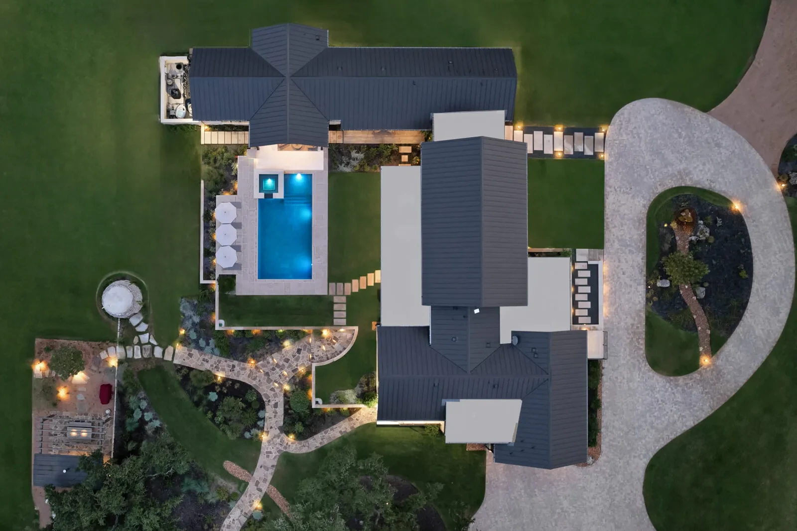 The Lazy L - custom home by Jenkins Design Build Austin TX