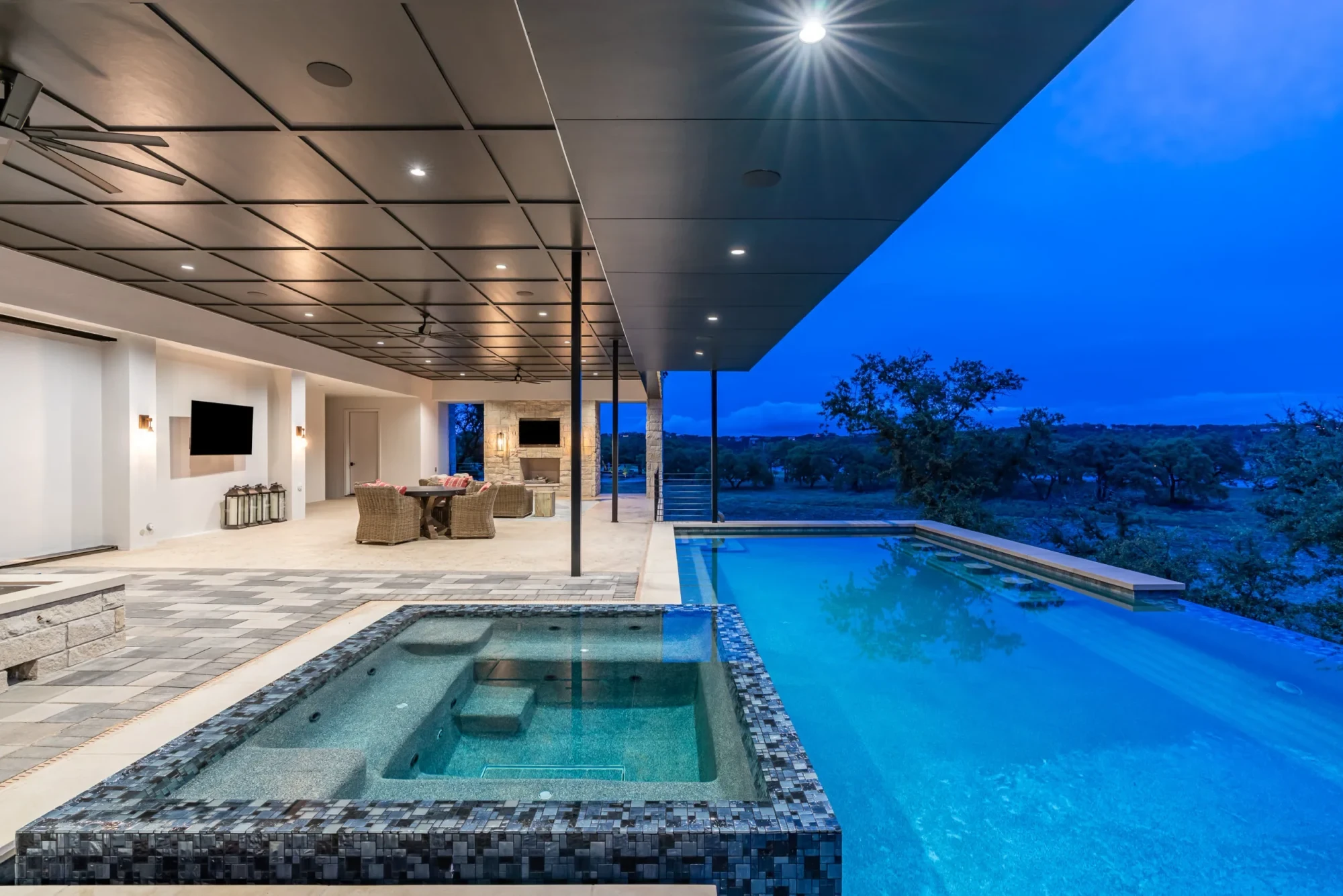 Luxury Lake Living - custom home by Jenkins Design Build Austin TX