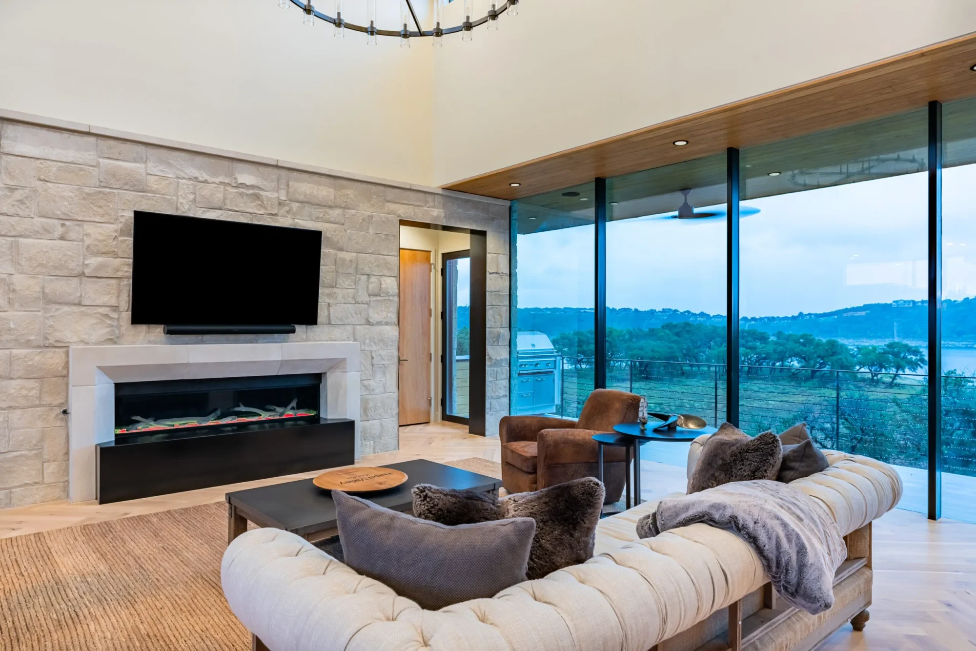 Luxury Lake Living - custom home by Jenkins Design Build Austin TX