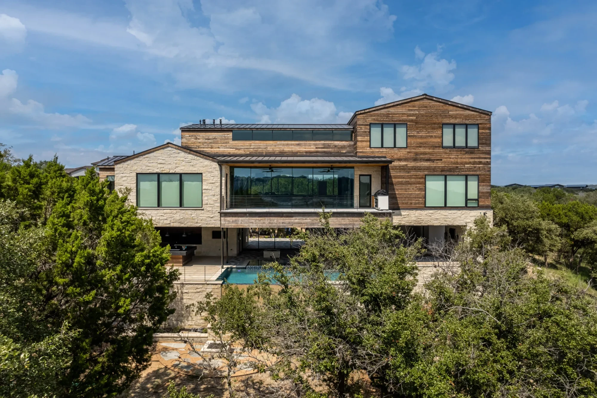 Luxury Lake Living - custom home by Jenkins Design Build Austin TX