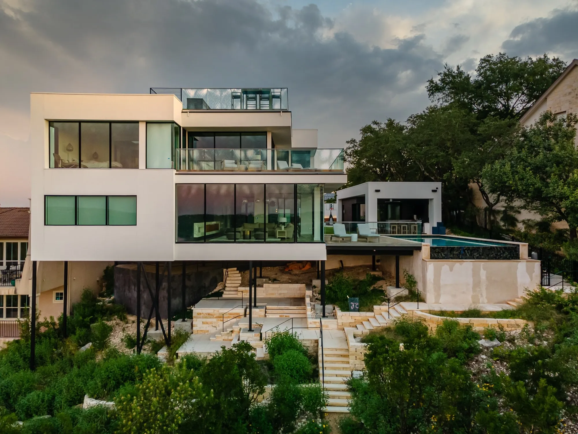 Austin Downtown Views - custom home by Jenkins Design Build Austin TX