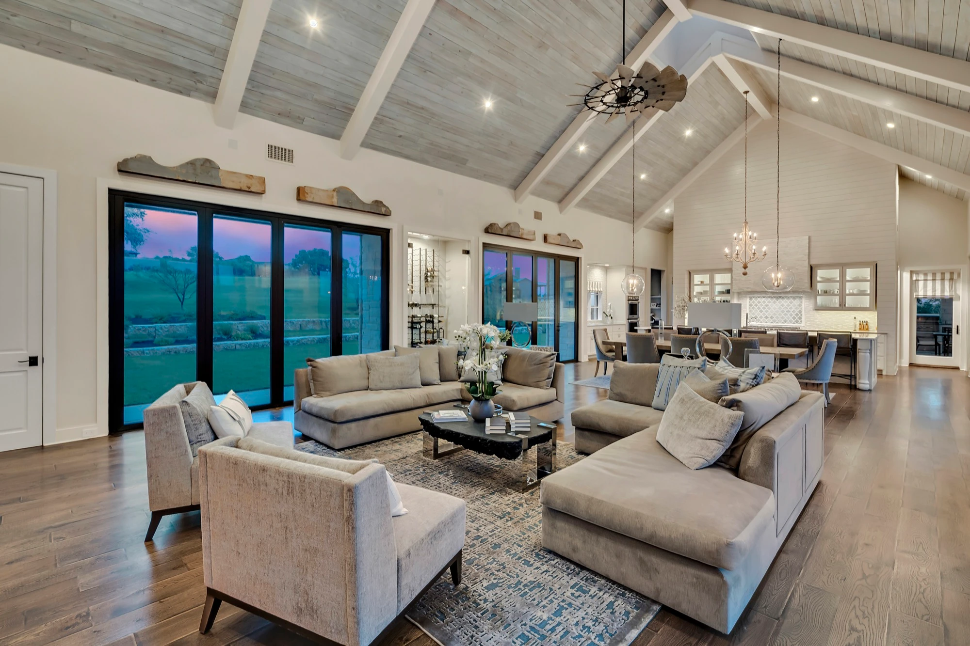 The Vineyard Farmhouse - custom home by Jenkins Design Build Austin TX