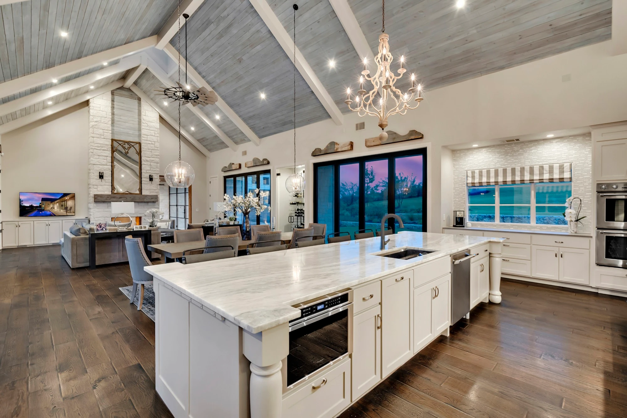 The Vineyard Farmhouse - custom home by Jenkins Design Build Austin TX