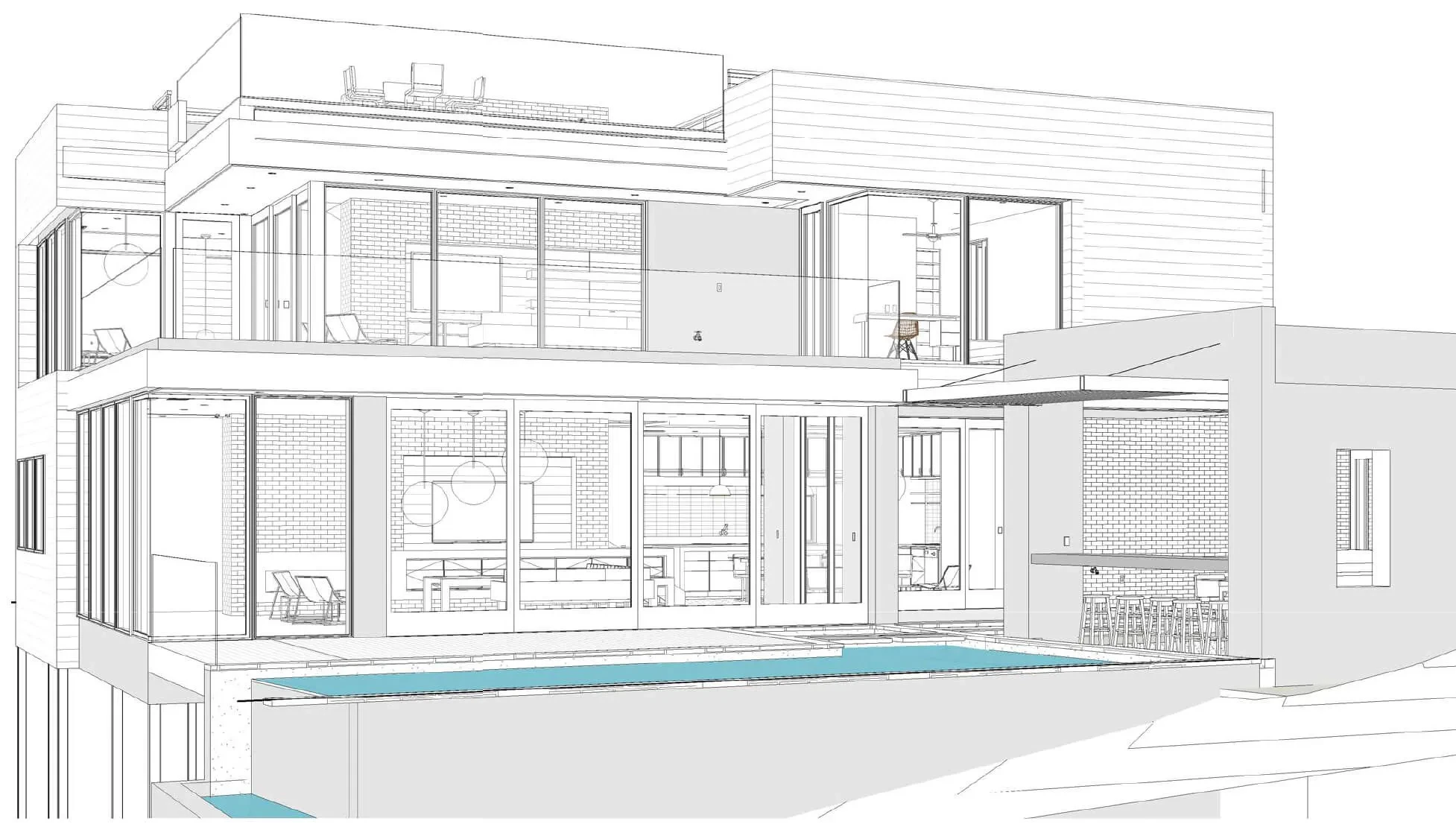 360 Bridge - custom home by Jenkins Design Build Austin TX