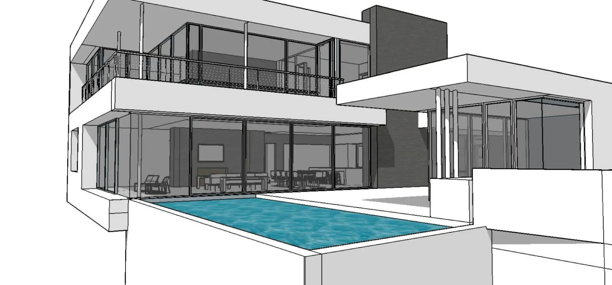 360 Bridge - custom home by Jenkins Design Build Austin TX
