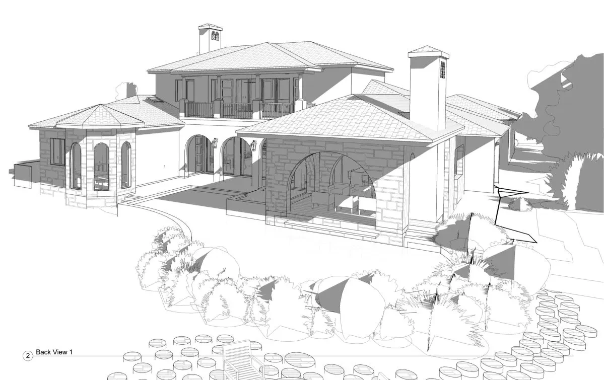 Mediterranean Design on the Golf Course - custom home by Jenkins Design Build Austin TX