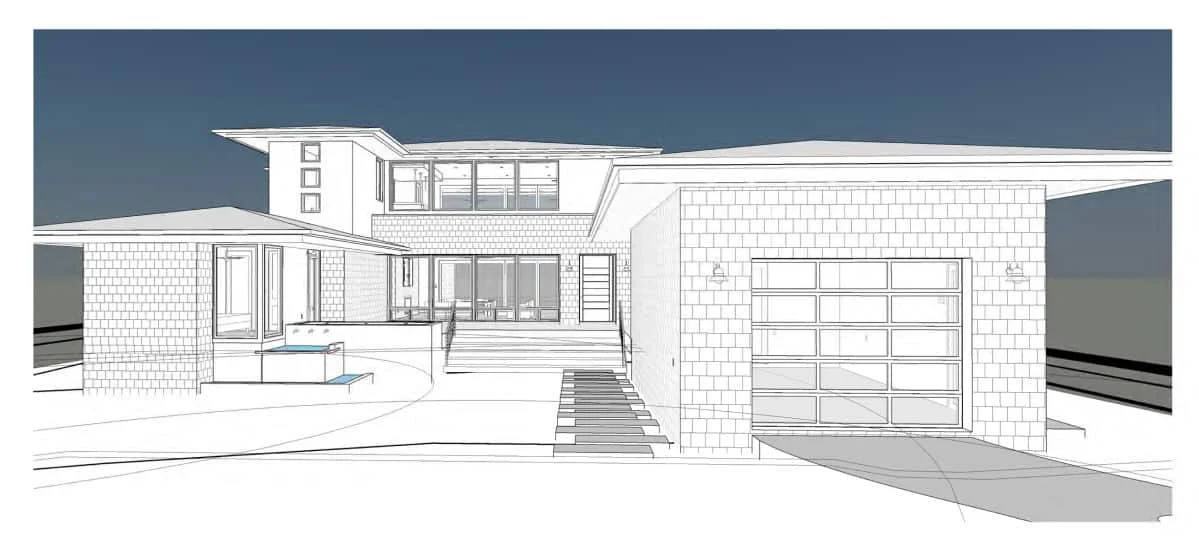 Simple Lake Living Design - custom home by Jenkins Design Build Austin TX