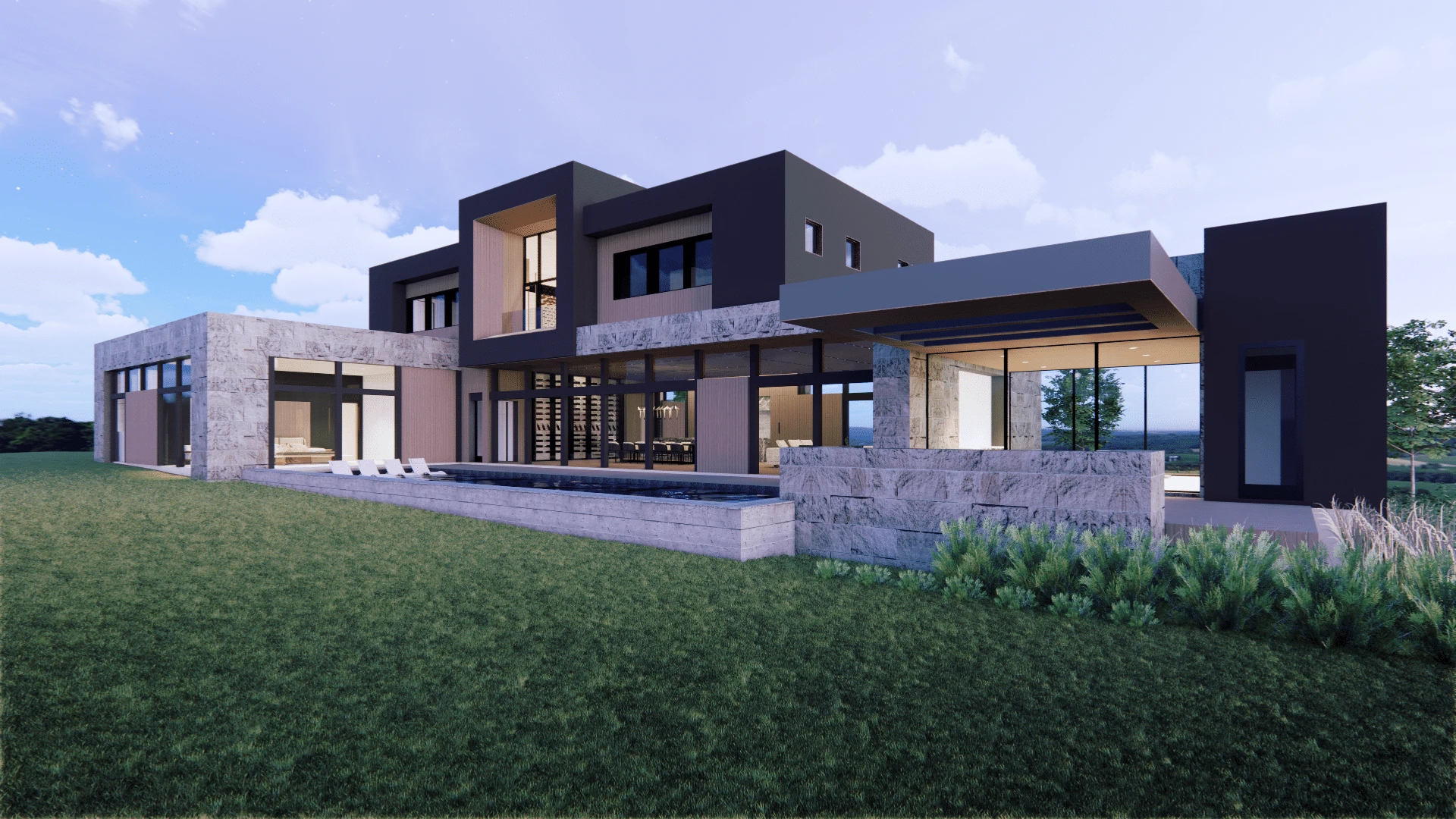 The Architect - custom home by Jenkins Design Build Austin TX