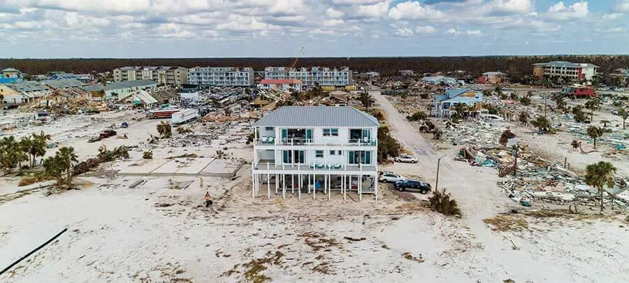 Florida Panhandle ICF home standing intact after Hurricane Michael’s 160 mph winds