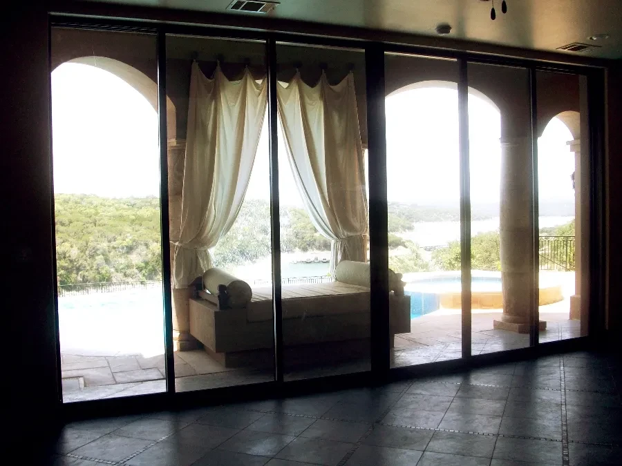 Great Outdoor Entertaining - custom home by Jenkins Design Build Austin TX