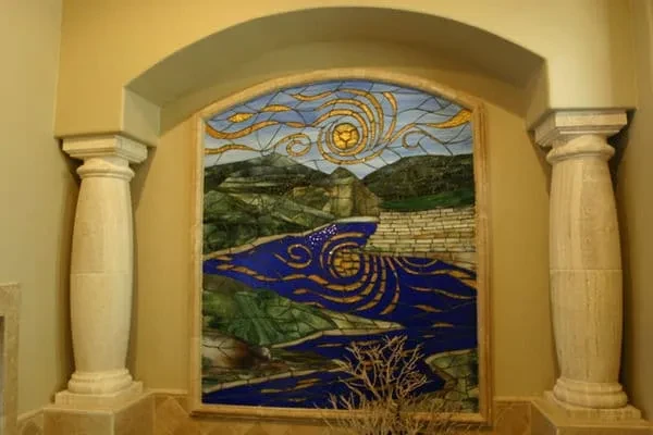 Great Stone ' Tile Details - custom home by Jenkins Design Build Austin TX