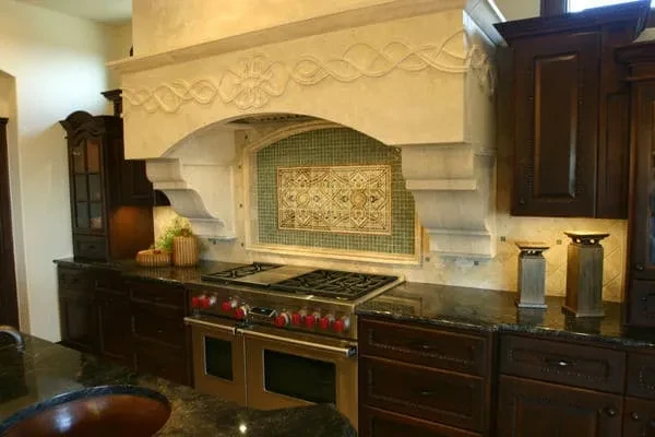 Great Stone ' Tile Details - custom home by Jenkins Design Build Austin TX