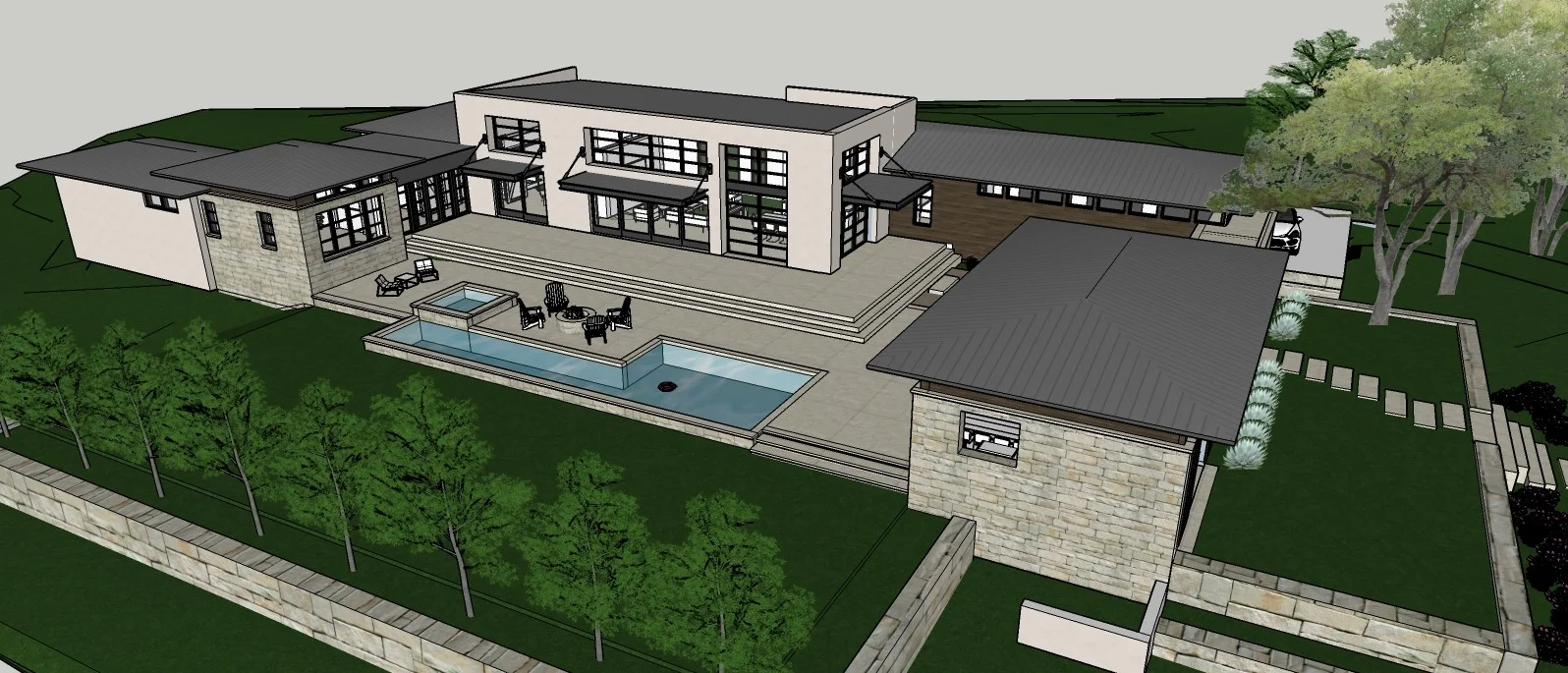 Spanish Oaks Home Design - custom home by Jenkins Design Build Austin TX