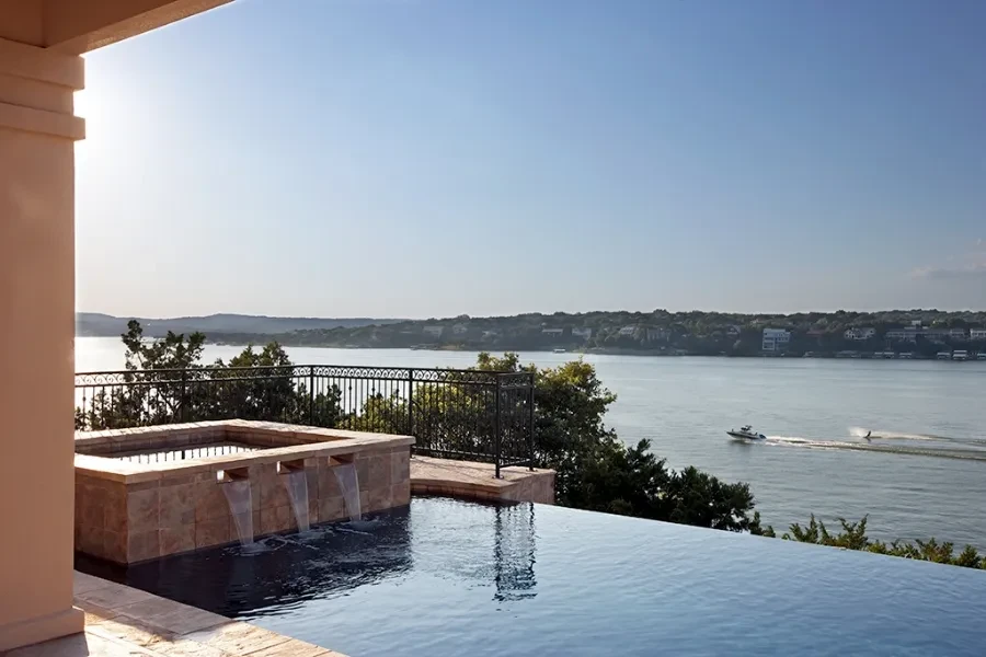 Award-Winning Outdoor Living - custom home by Jenkins Design Build Austin TX