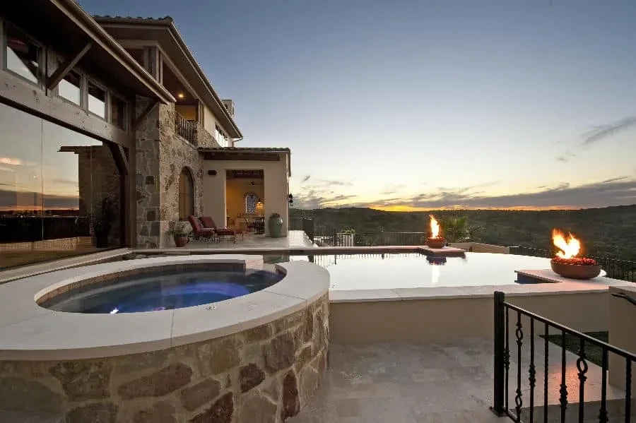 Award-Winning Outdoor Living - custom home by Jenkins Design Build Austin TX