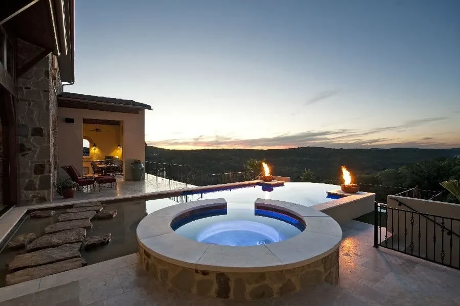 Award-Winning Outdoor Living - custom home by Jenkins Design Build Austin TX