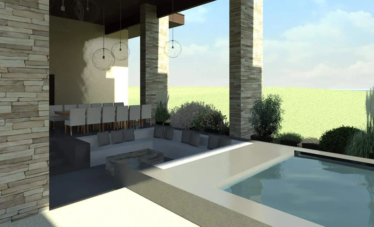 Modern Home in the Floodplain - custom home by Jenkins Design Build Austin TX